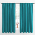 NICETOWN Peacock Blue Blackout Curtains Panels by NICETOWN