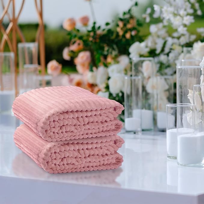 Buryeah 12 Pcs Flannel Throw Blanket Bulk 50 x 60 in Sleepover Blanket Outdoor - Image 6