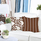 YCOLL Pillow Covers 16x16 Set of 4, Modern Sofa Throw Pillow Cover, Decorative - Image 3