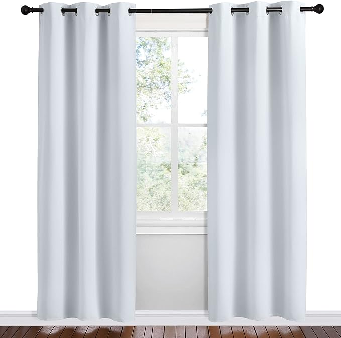 NICETOWN Room Darkening Draperies Curtains Panels, 2 Panels, 42 by 78, Window - Image 2