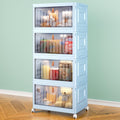 Wise Oannes Closet Organizers and storage with Wheels, 23QT Blue