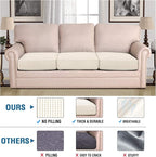 H.VERSAILTEX High Stretch Individual Seat Cushion Covers Sofa Slipcovers Couch - Image 5