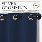 NICETOWN Window Treatment Energy Saving Thermal Insulated Solid Grommet - Image 3
