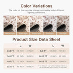 Lofus 8x10 Area Rugs for Living Room, Washable Area Rug, Rugs for Bedroom - Image 9