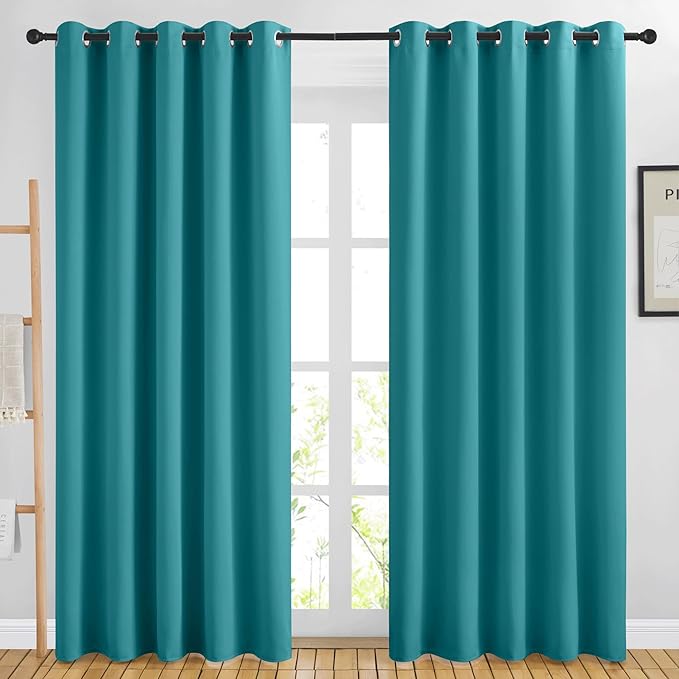 NICETOWN Blackout Peacock Teal Curtains by NICETOWN
