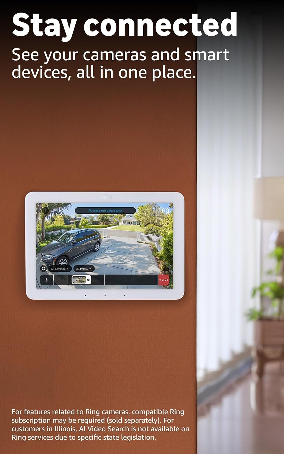 Amazon Echo Hub (newest model), 8", Redesigned with customizable control and Alexa+, Compatible with thousands of devices