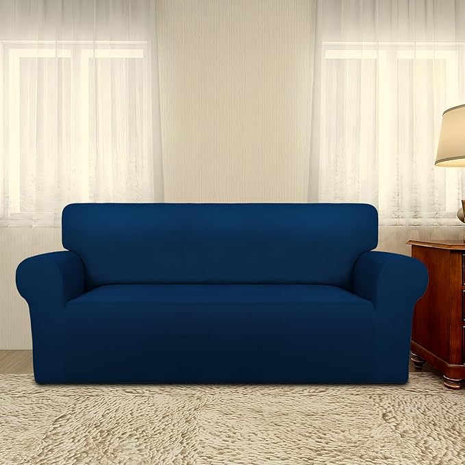 PureFit Super Stretch Sofa Slipcover – Spandex Non Slip Soft Couch Sofa Cover - Image 2