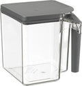 Polder Handle-It Canister, BPA-Free Plastic, Stackable Kitchen Storage Container, Air-Tight Food Storage Solution for Pantry, Counter, and Refrigerator Organization, 2.75-Quart