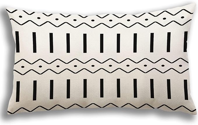 YCOLL Lumbar Pillow Covers 12x20 Set of 4, Modern Sofa Throw Pillow Cover - Image 4