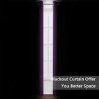 LEMOMO Blackout Curtains 66 x 95 inch/Purple Curtains Set of 2 Panels/Thermal - Image 3