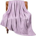 BEDELITE Fleece Blanket Lilac Throw Blankets by BEDELITE