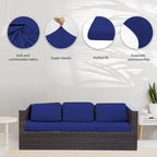8Pcs Stretch Patio Cushion Covers, Outdoor Couch Covers Replacement, Outdoor - Image 3