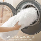 Ashler Faux Fur Area Rug - Image 9