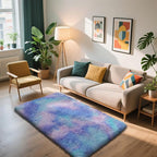 Shag Area Rug for Bedroom 3x5, Fluffy Area Rugs for Living Room, Soft Fuzzy Rug - Image 3