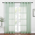 NICETOWN Sheer Window Curtains for Farmhouse, Ring Top Voile Textured Window by NICETOWN