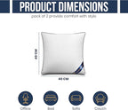 Utopia Bedding Throw Pillow Inserts, 16 x 16 Inches Decorative Indoor Pillows - Image 2