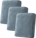 H.VERSAILTEX Velvet Stretch Couch Cushion Cover Plush Cushion Slipcover by HVERSAILTEX