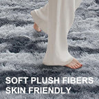 5x7 Ft Large Shag Rugs for Bedroom Living Room for Men Boys, Tie Dyed Ultra - Image 4