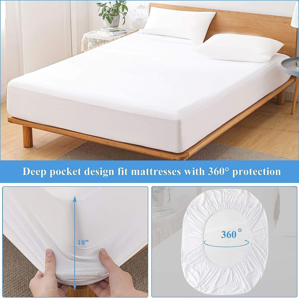 Softhour 2-Pack Twin XL Mattress Protector, Waterproof Mattress Protector