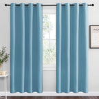 NICETOWN Teal Blue Blackout Curtains 78 inches Length by NICETOWN