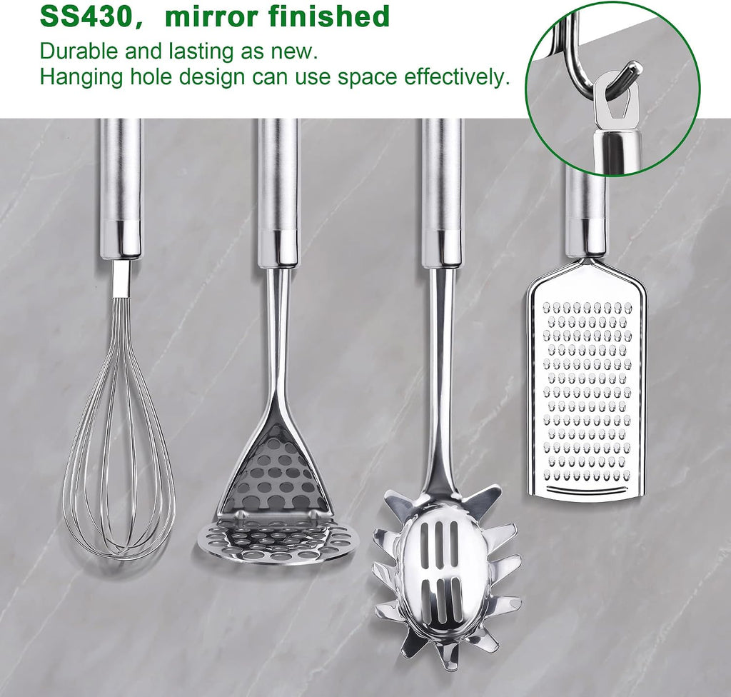28 pcs Stainless Steel Kitchen Utensil Set