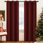 Yakamok Blackout Curtains for Bedroom, Thermal Insulated Blackout Window - Image 2