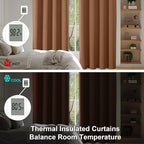 Simplebrand Ava Sun Baked Short Blackout Curtains - Image 6