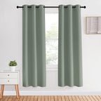 NICETOWN Bedroom Curtain Panels Blackout Draperies, 1 Pair, 34 by 70-inch by NICETOWN