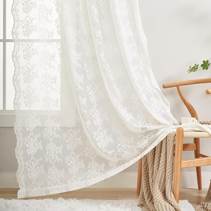 YJ YANJUN Vintage Lace Curtains - Image 4