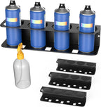 TORACK Spray Bottle Holder Wall Mount, 4-Pack Spray Can Rack for Garage