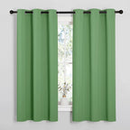 NICETOWN Froest Green Blackout Curtains 48 inches Length by NICETOWN