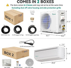 YITAHOME 12000 BTU Mini Split AC Heating System, 20 SEER2 115V