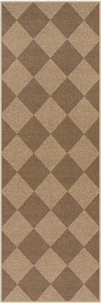 Lahome Colette Checkered Easy Jute Runner Rug, 2x6 Kitchen Mats - Image 7