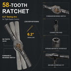 42 in 1 Magnetic Ratchet Screwdriver Set with T-Handle