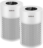 AZEUS HEPA Air Purifier 2-Pack, Quiet Operation for Bedrooms and Offices