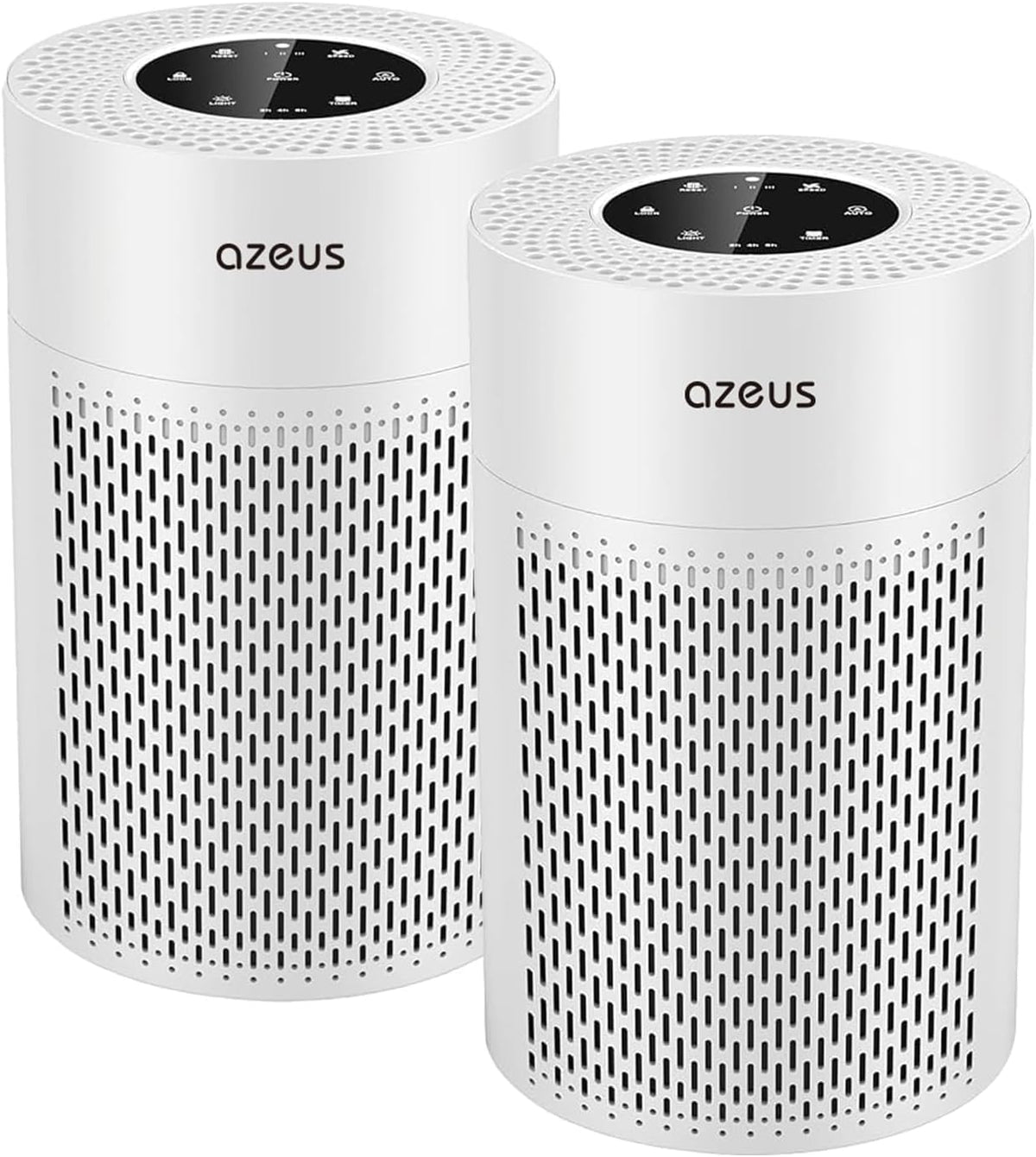 AZEUS HEPA Air Purifier 2-Pack, Quiet Operation for Bedrooms and Offices