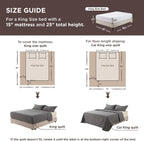 Bedsure Quilts King Size - Grey Bedspreads King Size with Basket Weave Pattern, Soft Quilt Bedding Set, Lightweight Comforter Set Coverlet for All Seasons with 2 Pillow Shams (106" x 96")
