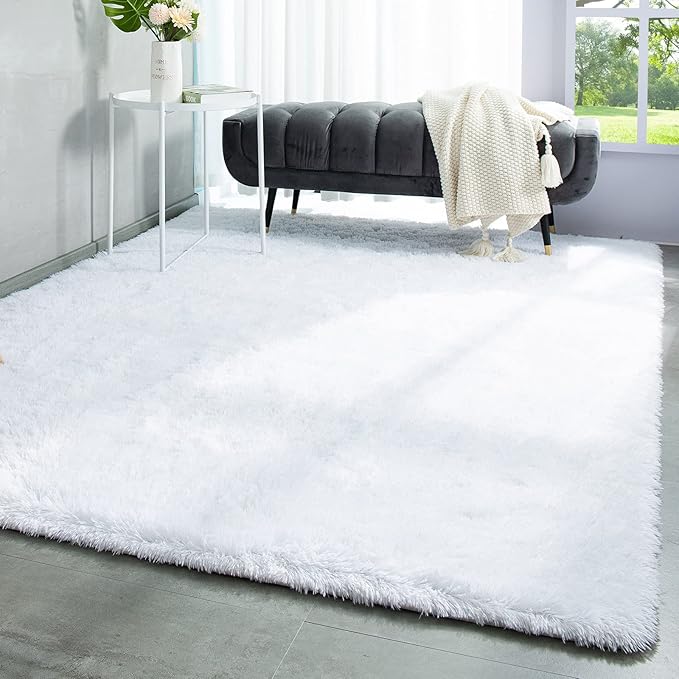 TWINNIS Super Soft Shaggy Rugs Fluffy Carpets, 5x8 Feet, Indoor Modern Plush - Image 7