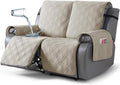TAOCOCO 100% Waterproof Loveseat Recliner Cover, Non Slip Split Loveseat Covers by TAOCOCO