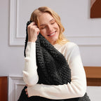 Whale Flotilla Twin Size Fuzzy Fleece Blanket - Image 2