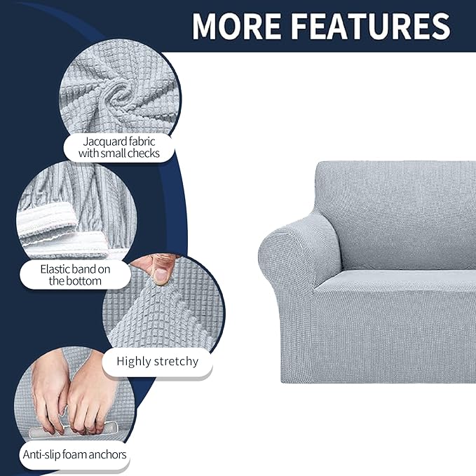 Cupuamon 2026 New Stretch Chair Sofa Slipcovers Couch Cover - Image 4
