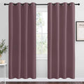 NICETOWN Dry Rose Blackout Curtains 78" Long by NICETOWN