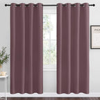 NICETOWN Dry Rose Blackout Curtains 78" Long by NICETOWN