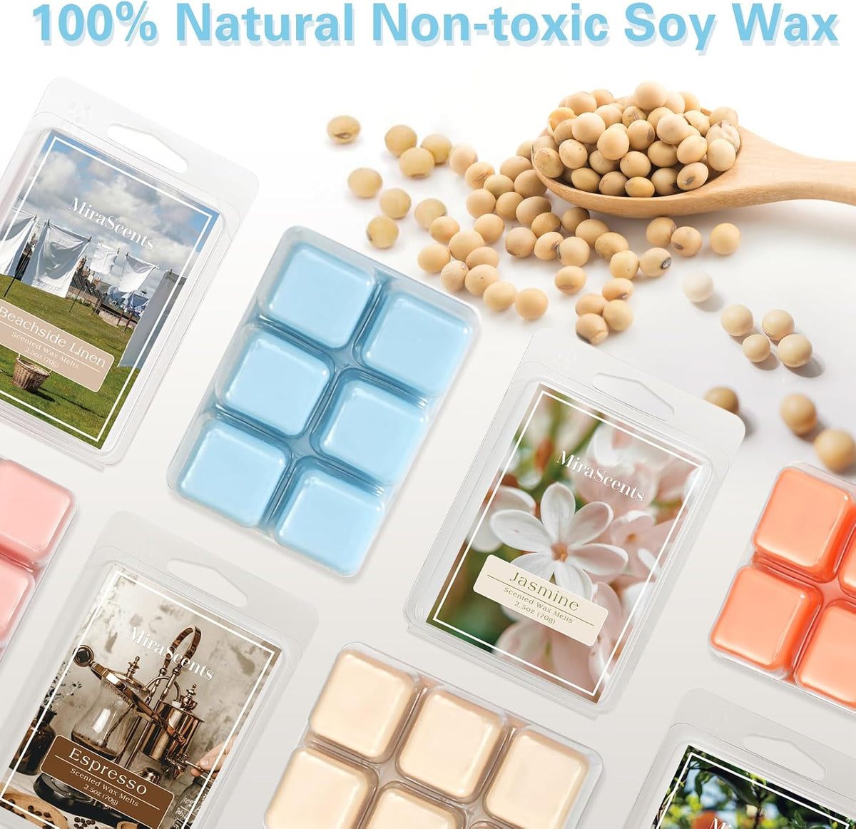 Summer & Spring Scented Wax Melts - Wax Melts Strong Scent