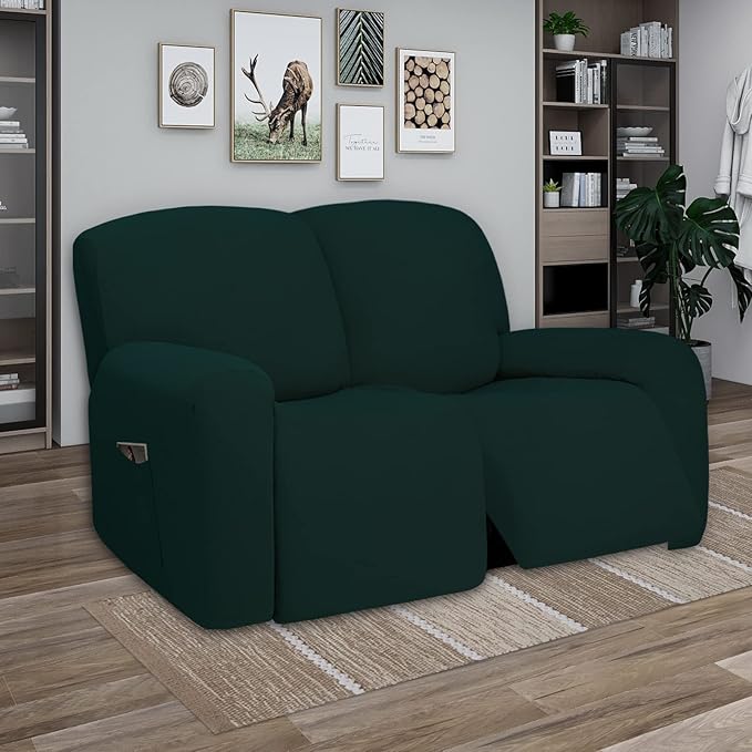 PureFit Super Stretch Loveseat Recliner Sofa Couch Cover - Image 2