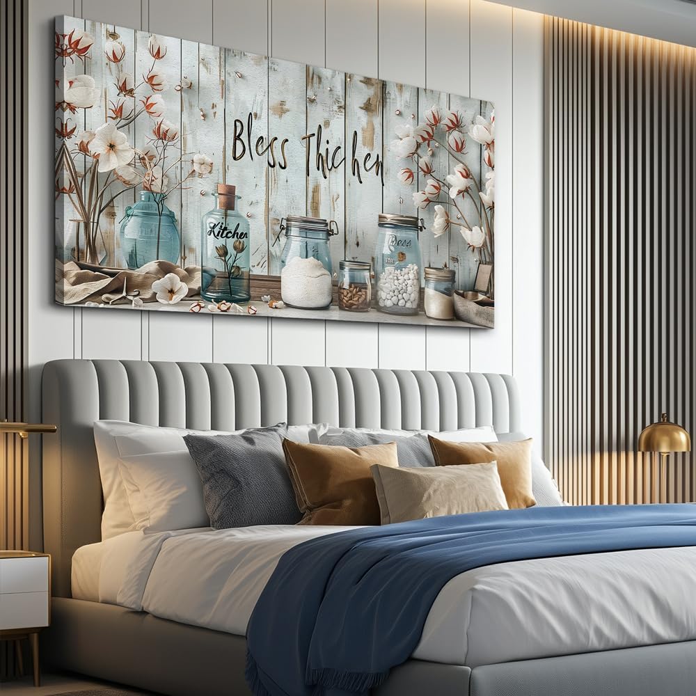 Large Wall Decor Canvas Wall Art for Bedroom Living Room Decor Kitchen and Dining Room Painting Artwork Print for Home Decor Room for Office Farmhouse Room Decoration Aesthetics 30x60 in