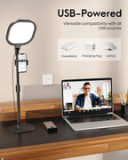 LitONES Video Conference Lighting for Zoom with Stand, 30 Modes, CRI>98