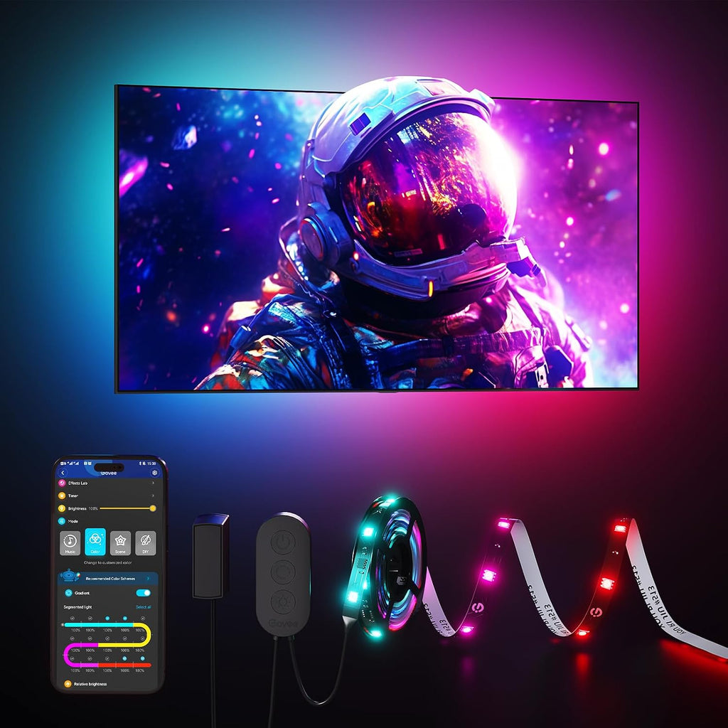 Govee Smart TV LED Backlight Strip, RGBIC for 40-50inch TVs
