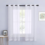 NICETOWN Sheer Curtains 63 inch Length by NICETOWN