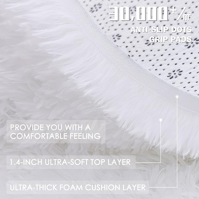 OLANLY 7x10 Machine Washable Large Area Rugs - Image 8